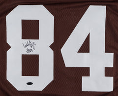 Webster Slaughter Signed Cleveland Brown Jersey (Playball Ink Hologram) Receiver