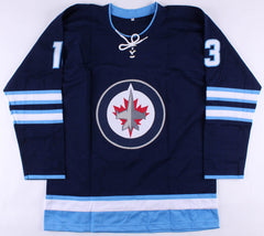 Brandon Tanev Signed Jets Jersey (Becket COA) Veteran Winnipeg Defenseman