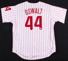 Roy Oswalt Signed Philadelphia Phillies Jersey (Diamond Legends) 2005 NLCS MVP
