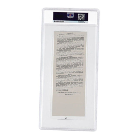 Nolan Ryan Signed 1991 All-Star Game Ticket Stub (PSA 10) Skydome, Toronto