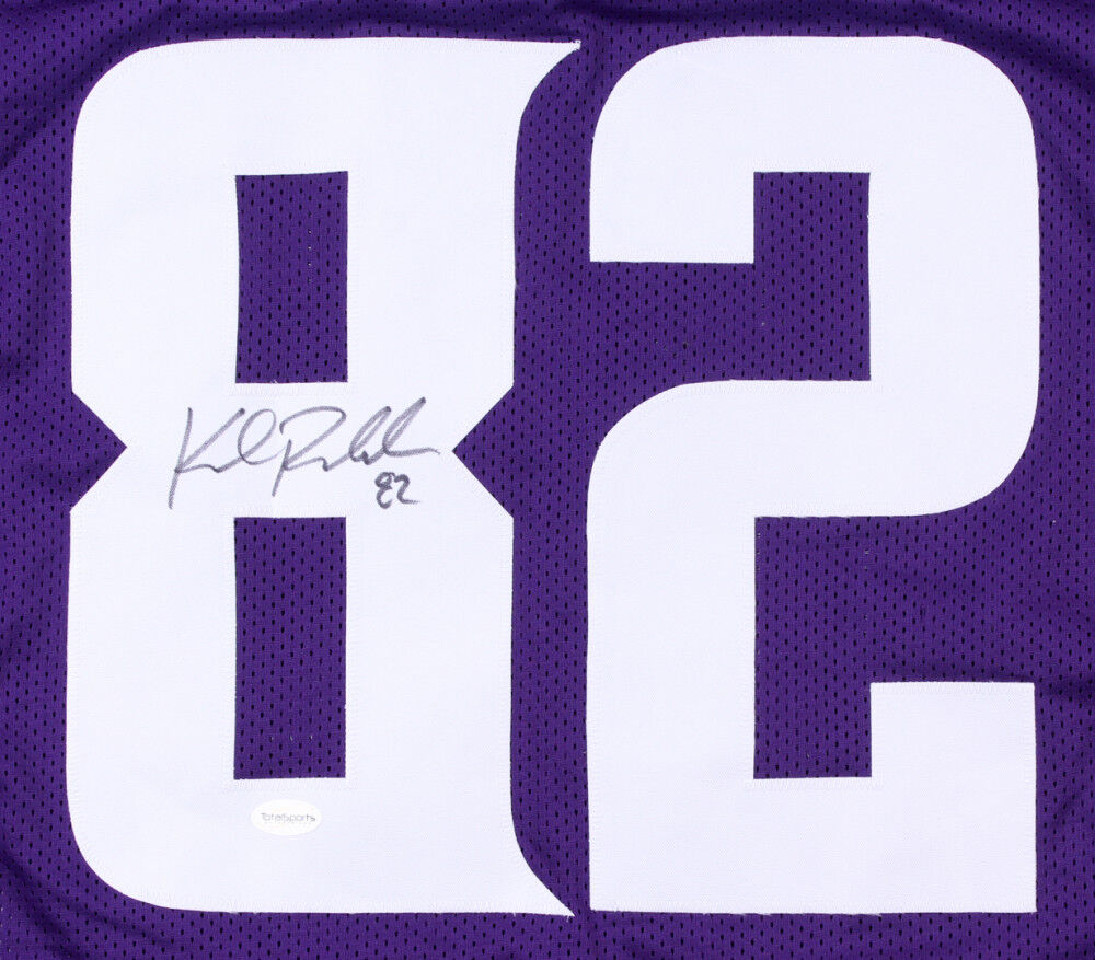 Kyle Rudolph Signed Minnesota Vikings Jersey (TSE COA) 2×Pro Bowl TE 2012, 2017