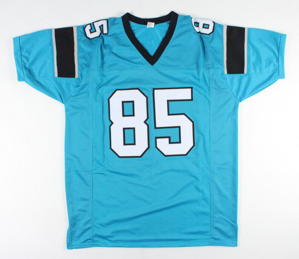 Wesley Walls Signed Carolina Panthers Blue Jersey (JSA COA) 5xPro Bowl –