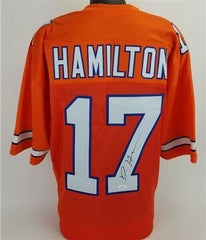 DaeSean Hamilton Signed Denver Broncos Custom Orange Throwback Jersey (JSA COA)
