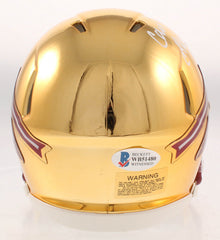 Cam Akers Signed Florida State Seminoles Chrome Speed Mini Helmet (Beckett COA)