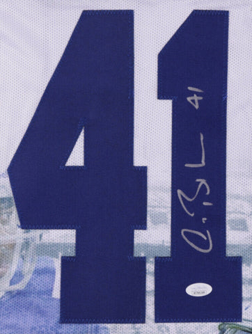 Antoine Bethea Signed Indianapolis Colts Custom Picture Jersey (JSA COA)