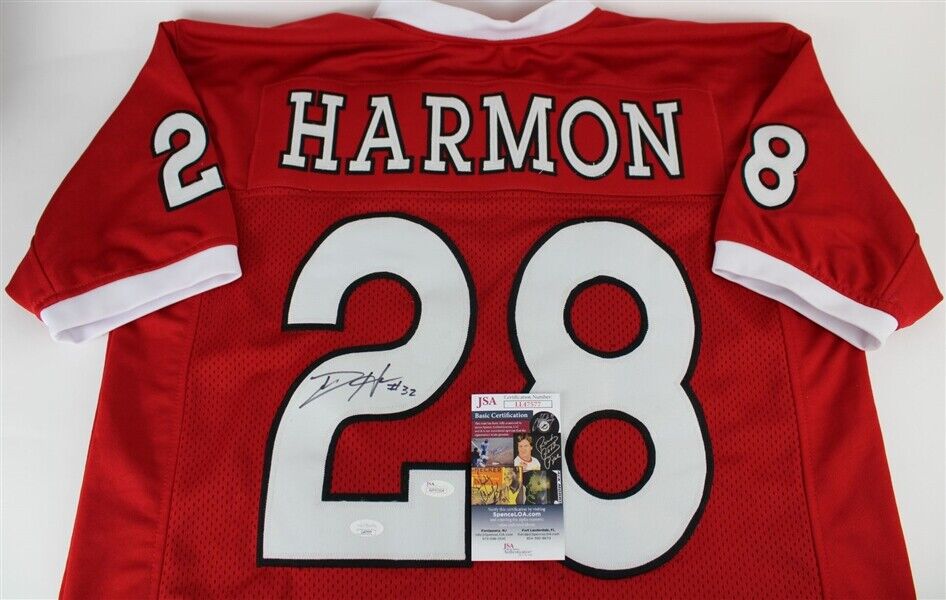 Duron Harmon Signed Rutgers Scarlet Knights Jersey (JSA COA) Patriots Safety