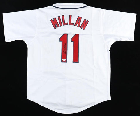 Felix Millan Signed Atlanta Braves Jersey (JSA COA) 3xAll Star 2nd Baseman