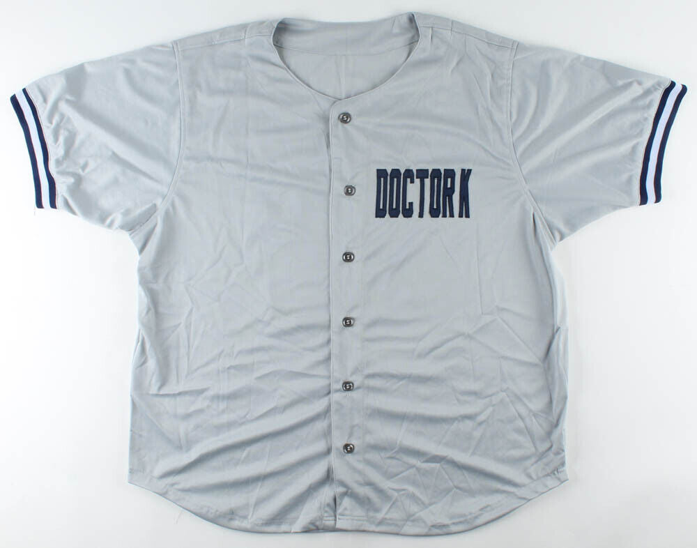 Dwight "Doc" Gooden Signed Yankees Dr K Jersey (JSA COA) 3xWorld Series Champ