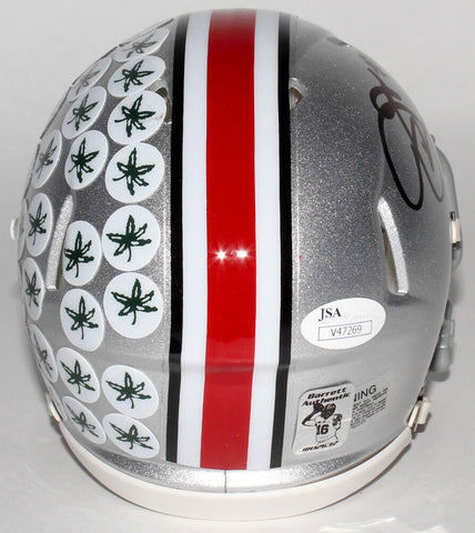 J. T. Barrett Signed Ohio State Buckeyes Speed Mini-Helmet (JSA & Barrett COA)