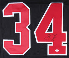 Carlos Hyde Signed Ohio State Buckeyes Black Jersey (JSA COA) 49ers Running Back