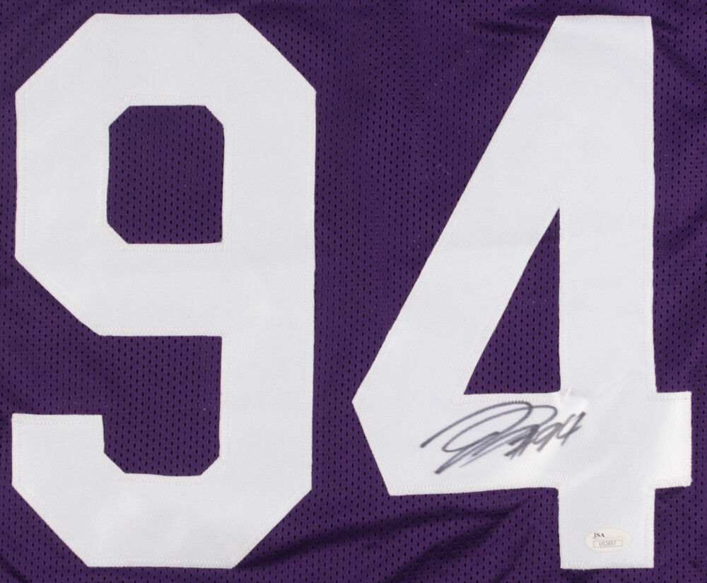 Jaleel Johnson Signed Minnesota Vikings Jersey (JSA COA) Iowa Hawkeyes  D.T.