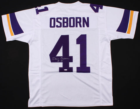 Dave Osborn Signed Vikings Jersey (JSA COA) Minnesota Running Back  1965-1975