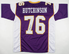 Steve Hutchinson Signed Minnesota Vikings Jersey Inscribed HOF '2020 (JSA COA)