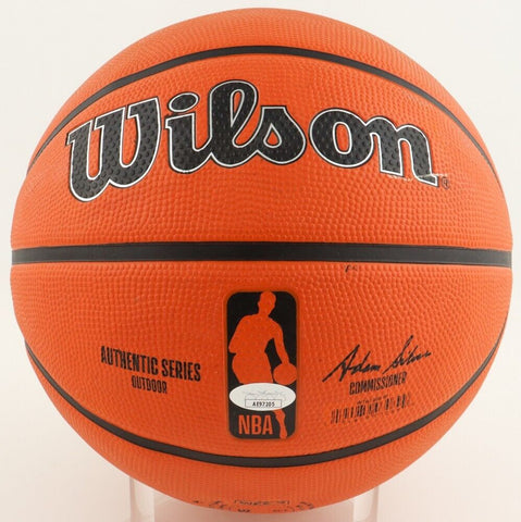 Toni Kukoc Signed NBA Authentic Series Basketball Inscrd "HOF 21 & 3x NBA Champ"