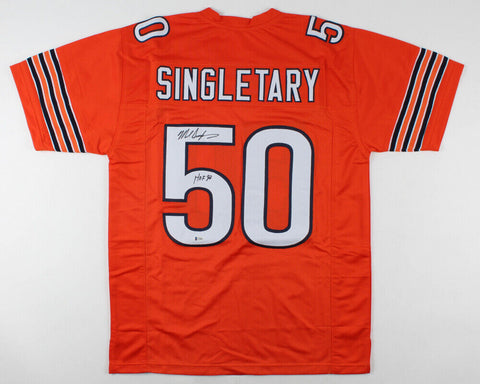 Mike Singletary Signed Bears Jersey Inscribed HOF 98 (Beckett COA) Super Bowl XX
