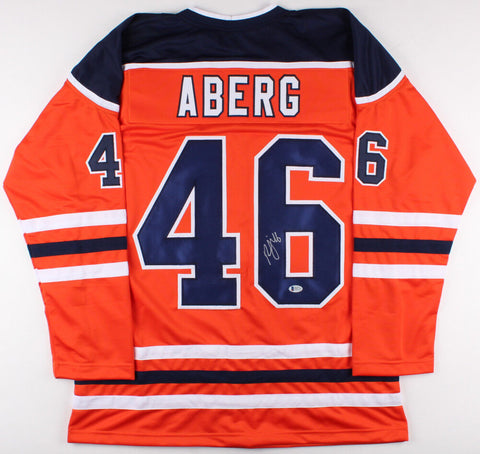 Pontus Aberg Signed Oilers Home Jersey (Beckett) Playing career 2012–present