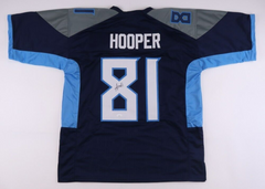 Austin Hooper Signed Tennessee Titans Jersey (JSA COA) 2016 3rd Rd Draft Pick TE