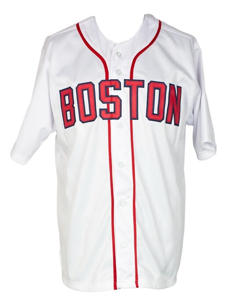 Boston Red Sox Carl Yastrzemski Autographed White Nike Jersey Size L TC  67 Beckett BAS Stock #203884