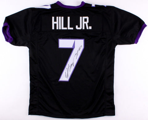 Kenny Hill Signed TCU Horned Frogs Jersey (JSA) 2017 Alamo Bowl (Offensive MVP)