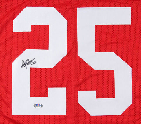 Antonio Pittman Signed Ohio State Buckeyes Jersey (PSA COA)Ranks 8th OSU Rushing