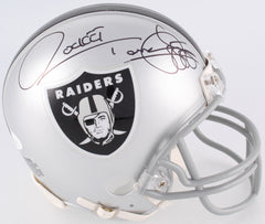 Raghib "Rocket" Ismail Signed Oakland Raiders Mini Helmet (JSA COA)