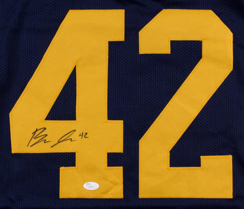 Ben Gedeon Signed Michigan Wolverines Jersey (JSA COA) Vikings Linebacker