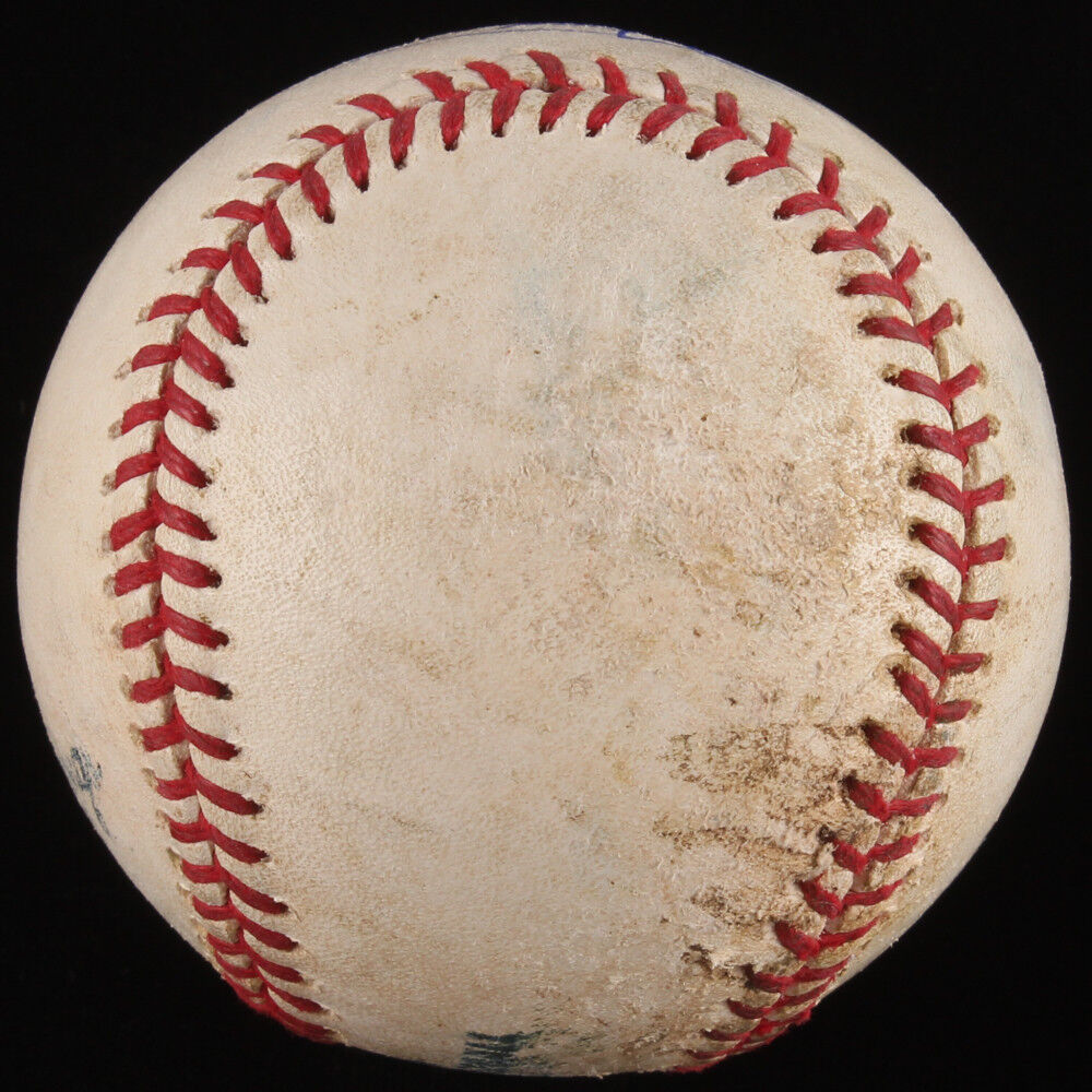 Dexter Fowler Signed Game-Used OML Baseball w/ Display Case (JSA COA) 2016 Cubs