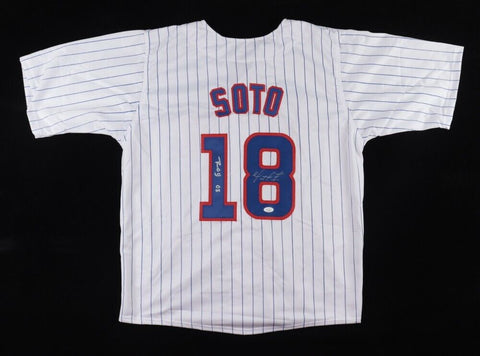 Geovany Soto Signed Chicago Cubs Jersey Inscribed "ROY 08" (JSA) 2008 All Star