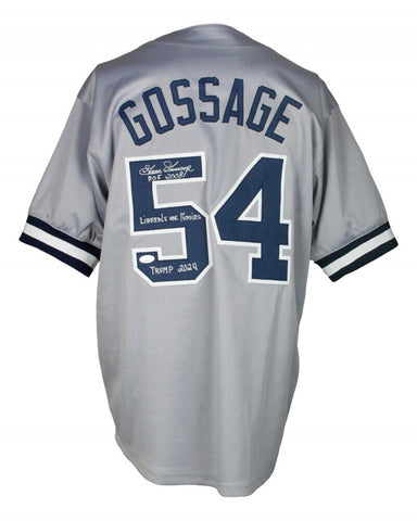 Goose Gossage Signed New York Yankees Jersey 3 Great Inscriptions (JSA COA)
