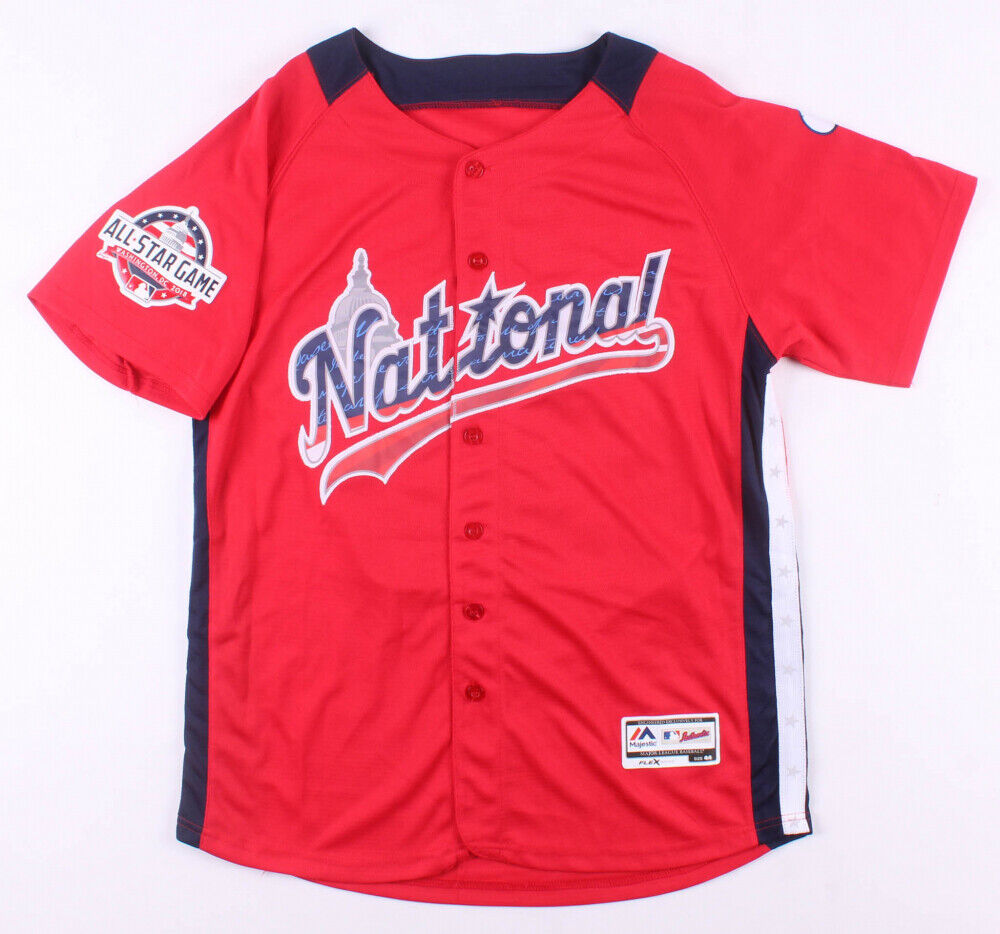 Aaron Nola Signed Phillies 2018 N.L All-Star Game Majestic MLB Jersey –