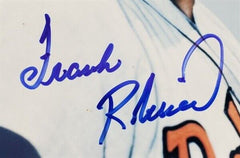 Frank Robinson Signed Baltimore Orioles 8x10 Photo (JSA COA) 2xMVP A.L. & N.L