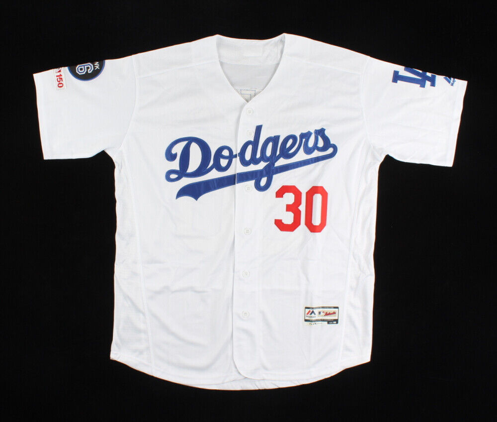 Dave Roberts Authentic Autographed Los Angeles Dodgers Jersey