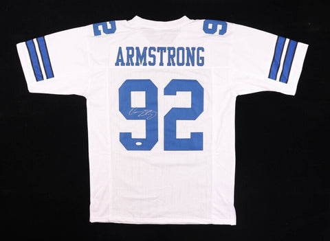 Dorance Armstrong Jr. Signed Dallas Cowboys Photo Jersey (JSA COA) Defensive End