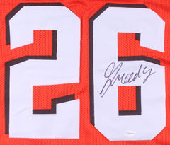 Greedy Williams Signed Cleveland Browns Jersey (TSE COA) 2019 2nd Rd Pick DB LSU