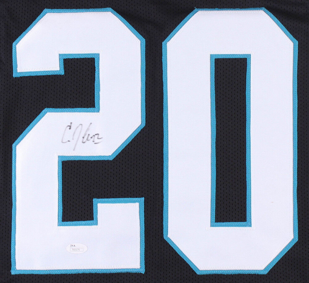 C J. Anderson Signed Panthers  Jersey (JSA) Super Bowl "L" Champ / Running Back