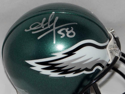 Jordan Davis Signed Philadelphia Eagles Mini Helmet (JSA COA) 2022 1st –