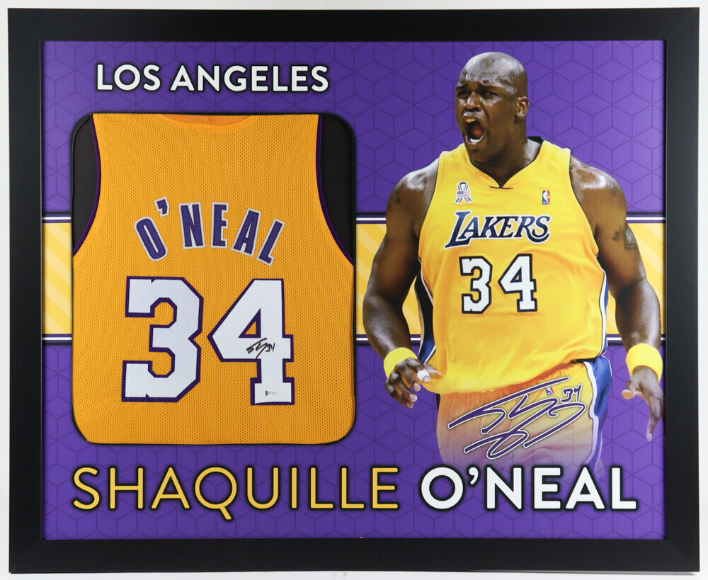lakers framed jersey