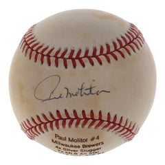 Paul Molitor Signed AL Baseball (JSA COA) 3000 Hit Club Brewers, Twins, Blue Jay