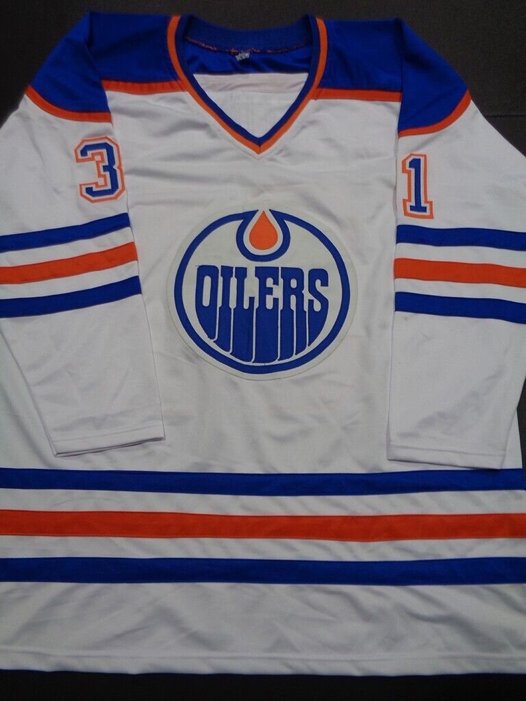 Grant Fuhr Signed Autographed Edmonton Oilers Hockey Jersey - JSA