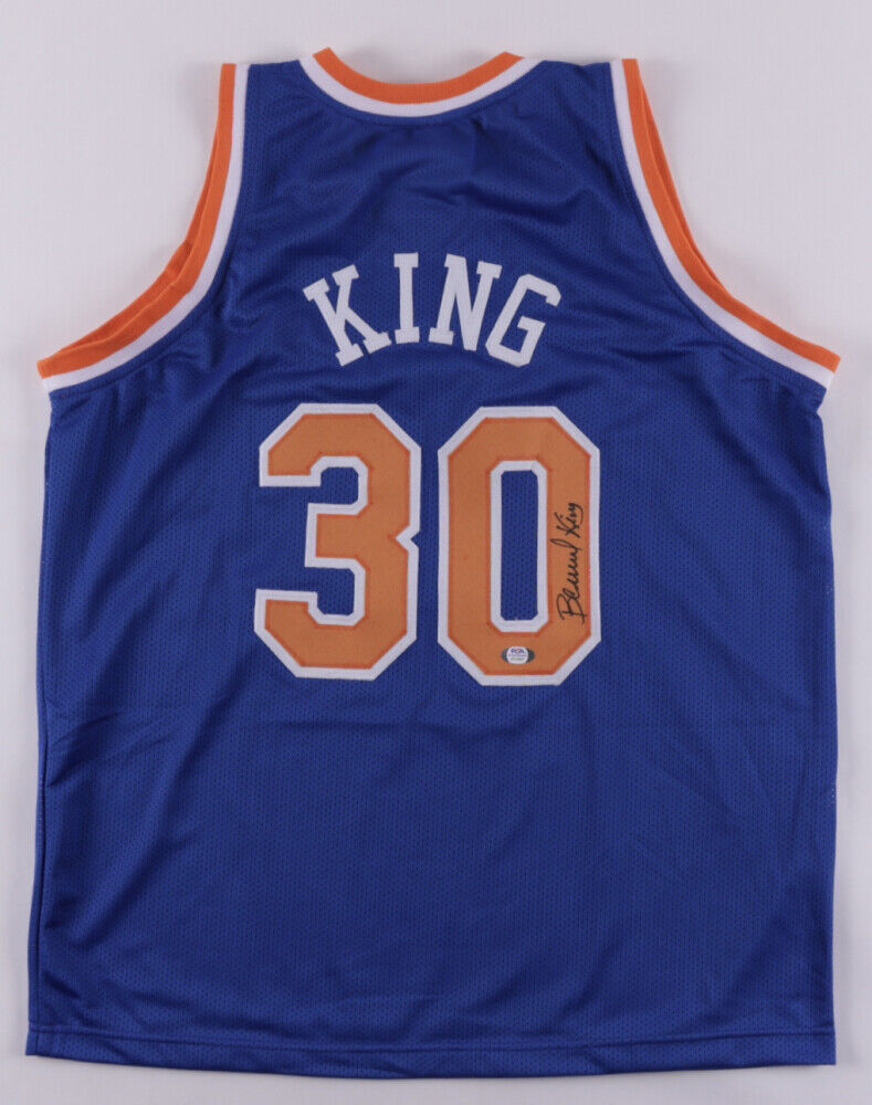Bernard King Signed New York Knicks Jersey (PSA/DNA Holo) 4xNBA All Star Forward
