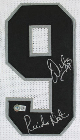 Warren Sapp Signed Oakland Raider Jersey Inscribed "Raider Nation" (Beckett)