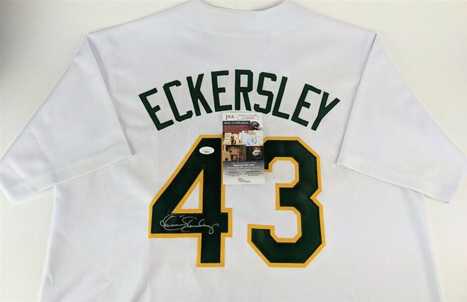 Official Dennis Eckersley Oakland Athletics Jersey, Dennis Eckersley  Shirts, A's Apparel, Dennis Eckersley Gear