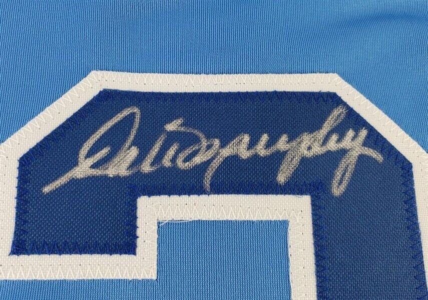 Autographed/Signed Dale Murphy Atlanta Red Baseball Jersey JSA COA