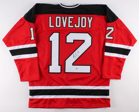 Ben Lovejoy Signed New Jersey Devils Jersey (Beckett) NHL Career 2007–present