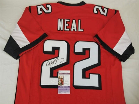 Keanu Neal Signed Atlanta Falcons Red Jersey (JSA) 2016 1st Rd Draft Pick Safety