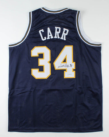 Austin Carr Signed Notre Dame Fighting Irish Jersey (PSA COA)1971 #1 Overall Pk