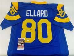 Henry Ellard Signed Los Angeles Rams Throwback Jersey  (JSA COA) Wide Receiver