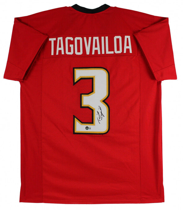 Tua Tagovailoa Signed Jersey (Beckett)