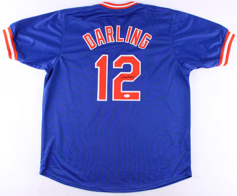 Ron Darling Signed New York Mets Jersey (JSA) 1986 World Champions / Pitcher