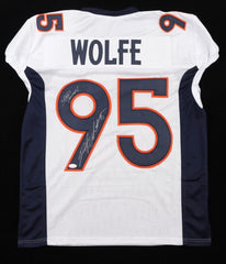 Derek Wolfe Signed Denver Broncos Jersey Inscribed "SB 50 Champs!" (JSA COA)